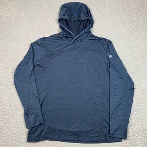Kuhl Engineered Hoody Men's Size M Blue Long Sleeve Outdoor Breathable Hiking